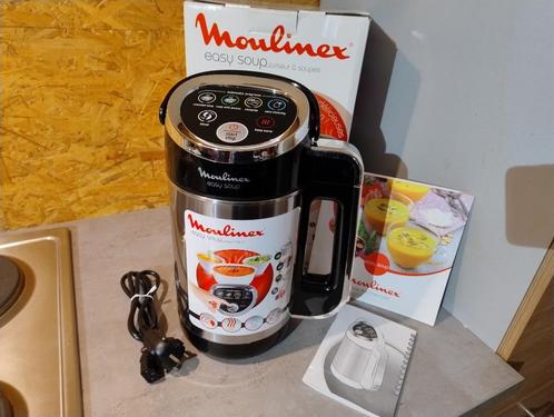 Moulinex Easy Soup Black, Electroménager, Mélangeurs de cuisine, Comme neuf, 1 à 2 litres, 1 vitesse, Enlèvement