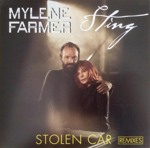 MYLENE FARMER & STING - 12" MAXI VINYL - STOLEN CAR REMIXES, CD & DVD, Vinyles | Pop, Neuf, dans son emballage, 2000 à nos jours