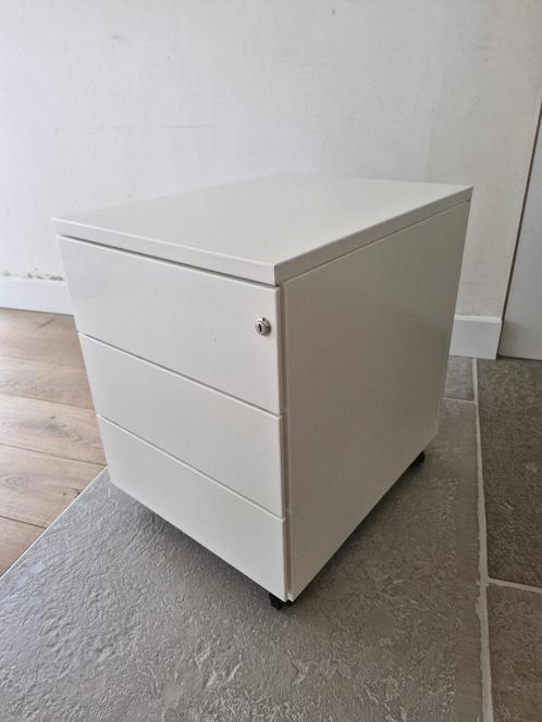 Mooie metalen ladekast - wit - 3 lades ! TOPPRIJS!, Huis en Inrichting, Kasten | Roldeurkasten en Archiefkasten, Gebruikt, Minder dan 100 cm