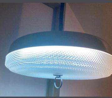 Vintage hanglamp 70 met Rolli systeem + nieuwe tl lamp beschikbaar voor biedingen
