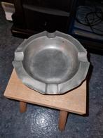 Tinnen asbak van 18 cm met 3 poten, Antiek en Kunst, Ophalen of Verzenden