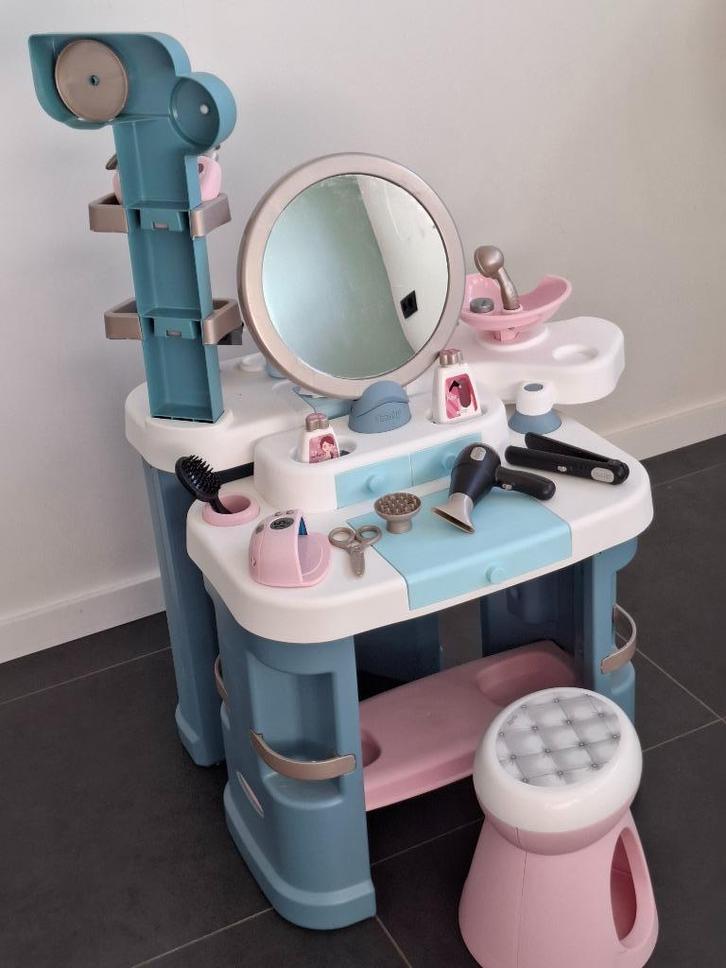 kapper wellnesscentrum Smoby, Kinderen en Baby's, Speelgoed | Speelkeukens, Zo goed als nieuw, Kunststof, Ophalen