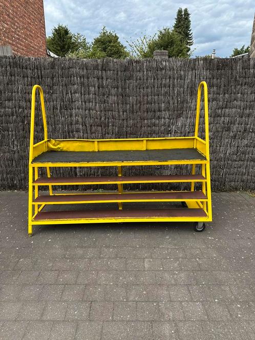 Roltrap, plateau, werkplatform 75x180cm, Doe-het-zelf en Bouw, Ladders en Trappen, Trap, Ophalen of Verzenden