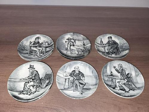 11 Delige Vintage Onderzetters / Onderbord van Royal Sphinx, Antiek en Kunst, Antiek | Wandborden en Tegels, Ophalen of Verzenden
