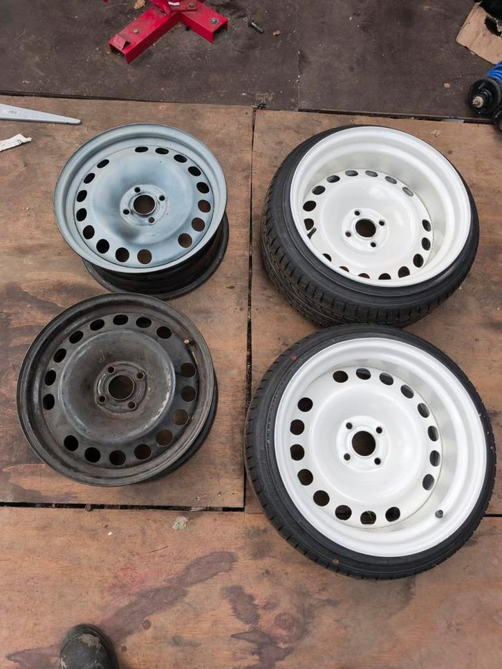 Verschillende sets velgen 4x100/5x120, Auto-onderdelen, Banden en Velgen, Ophalen