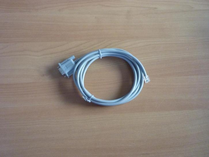 Console kabel RJ12 6P6C ethernet internet netwerk to 9 pin, Computers en Software, Pc- en Netwerkkabels, Ophalen of Verzenden