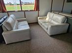 BUFFELLEDEREN SALON NATUZZI 2.5 EN 2.5 ZIT, Ophalen, Gebruikt, Leer