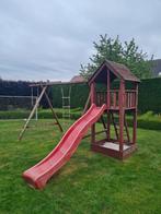 Speeltoestel met schommel, glijbaan en zandbak, Kinderen en Baby's, Speelgoed | Buiten | Speeltoestellen, Ophalen, Glijbaan