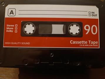 Boîte en étain à cassette, Enlèvement ou Envoi, Comme neuf