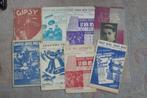 Lot muziekpartituren uit de jaren 1930-1940, Ophalen of Verzenden