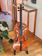 Oude Cello - 3/4 - Handgemaakt, Muziek en Instrumenten, Strijkinstrumenten | Cello's, Ophalen, Zo goed als nieuw, 3/4-cello, Met koffer
