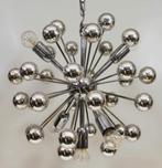 Space Age vintage Sputnik-kroonluchter ,verchroomd metaal., Antiek en Kunst, Ophalen