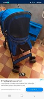 Blouwe honden buggy te koop, Dieren en Toebehoren, Ophalen of Verzenden, Zo goed als nieuw
