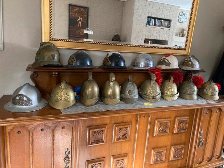 Verzameling brandweerhelmen ‍, Collections, Collections complètes & Collections, Enlèvement