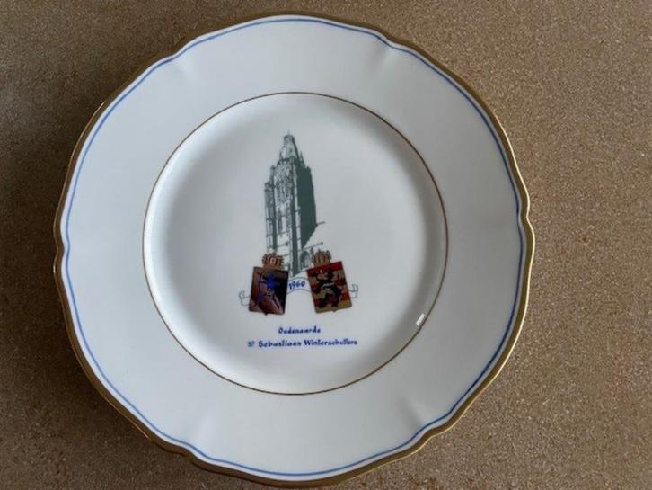 Assiette décorative pour Sint-Sebastiaan Winterschutters 196, Sports & Fitness, Tir à l'arc, Comme neuf, Autres types, Enlèvement ou Envoi