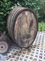 Mooi ovaal antiek eiken wijnvat 1400ltr, Tuin en Terras, Ophalen, Gebruikt, Hout