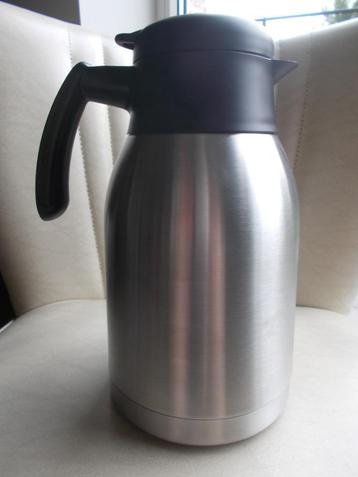 Thermoskan, Isoleerkan roestvrij, inox 2 liter nieuwstaat!!! beschikbaar voor biedingen
