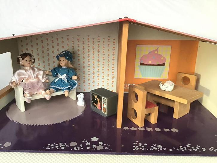 Poppenhuis, Enfants & Bébés, Jouets | Maisons de poupées, Comme neuf, Maison de poupées, Enlèvement ou Envoi