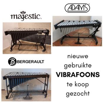 vibrafoons te koop! adams majestic bergerault musser beschikbaar voor biedingen