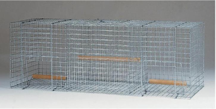 Ongediertebestrijding: Eksterval RVS 101x38x36cm, Tuin en Terras, Bestrijdingsmiddelen, Nieuw, Ongediertebestrijding, Ophalen of Verzenden