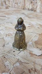 Clochette de table en bronze – femme en habit médiéval, Antiquités & Art, Enlèvement ou Envoi, Bronze