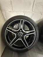 Set 18” mercedes lichtmetalen velgen + 225/45 R18 banden, Ophalen, 18 inch, Band(en)