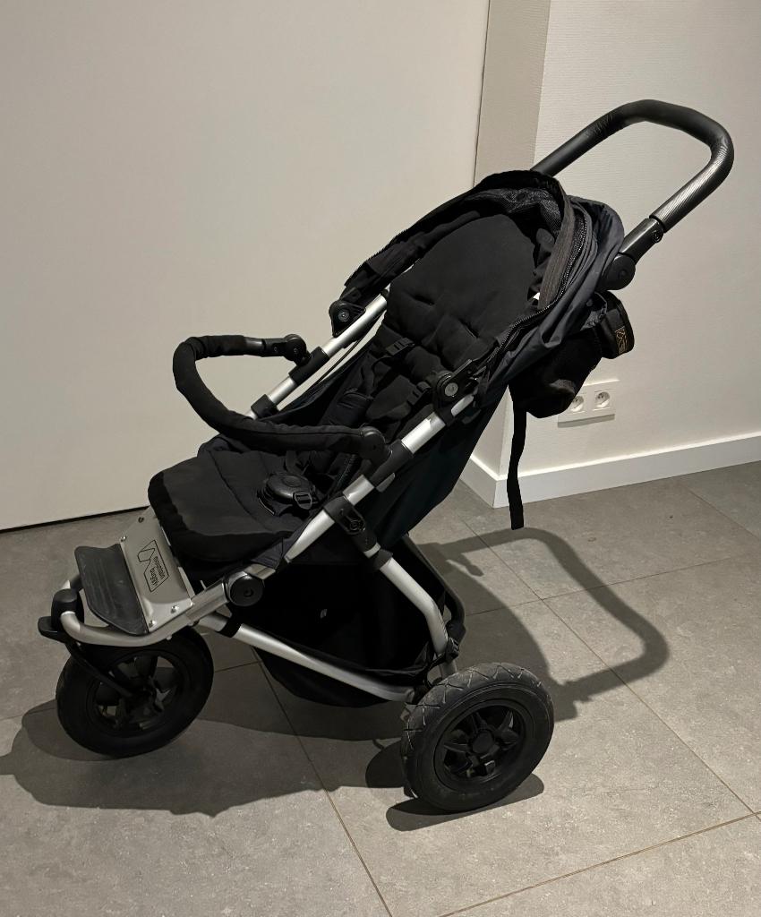 Mountain buggy swift + regenscherm, Kinderen en Baby's, Buggy's, Gebruikt, Overige merken, Regenhoes, Verstelbare rugleuning, Zonnekap