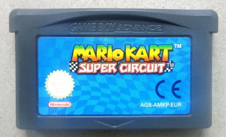 Mario Kart Super Circuit voor de Gameboy Advance, Games en Spelcomputers, Games | Nintendo Game Boy, Gebruikt, Ophalen of Verzenden
