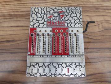 ancienne calculatrice mecanique  MASTER breveté S.G.D.G, Enlèvement ou Envoi, Utilisé