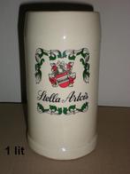 Stella Artois  chope 1 litre (Baudour), Collections, Marques de bière, Enlèvement ou Envoi, Comme neuf, Chope(s), Stella Artois