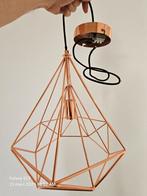 koperen, messing, bronzen plafondlamp/hanglamp als nieuw!, Huis en Inrichting, Lampen | Hanglampen, Ophalen, Zo goed als nieuw