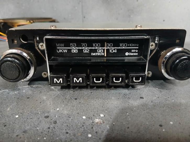 Datsun Clarion Autoradio Zeldzaam Oldtimer., Auto diversen, Autoradio's, Zo goed als nieuw, Ophalen of Verzenden