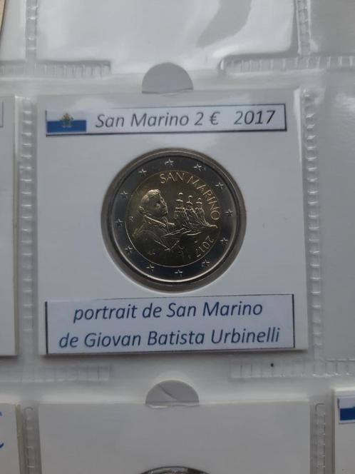 2€ San Marino, Timbres & Monnaies, Monnaies | Europe | Monnaies euro, Monnaie en vrac, 2 euros, Saint-Marin, Enlèvement ou Envoi