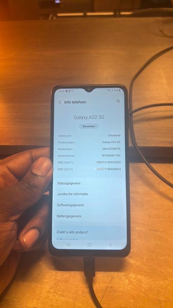2 x Samsung A32 5G te koop, Télécoms, Téléphonie mobile | Samsung, Comme neuf, Enlèvement
