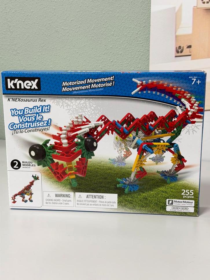 K’NEX K’NEXosaurus Rex bouwset gemotoriseerd knex 255-delig, Kinderen en Baby's, Speelgoed | Bouwstenen, Nieuw, K'nex, Ophalen of Verzenden