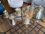 Service à café et à thé en métal argenté, Enlèvement ou Envoi