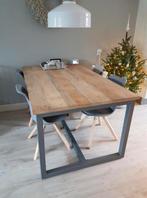 Mango hout Eettafel en salontafel logan, Ophalen, Zo goed als nieuw