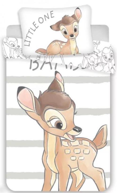 Bambi Baby Dekbedovertrek 100 x 135 cm - Disney, Kinderen en Baby's, Kinderkamer | Beddengoed, Nieuw, Dekbedovertrek, Wit, Jongetje of Meisje