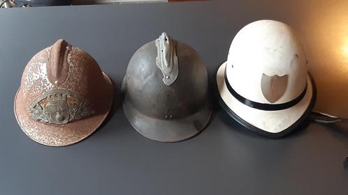 Helm zoals gebruikt in WO2 in gebruikte staat, Frankrijk Adr, Verzamelen, Militaria | Algemeen, Landmacht, Ophalen of Verzenden
