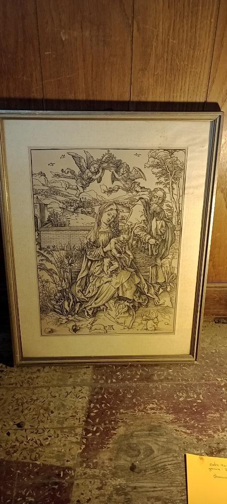 Gravure Albrecht Dürer, 40x52, n201, Antiek en Kunst, Kunst | Etsen en Gravures, Ophalen