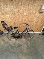 Damesfiets met kinderstoel, Ophalen, Gebruikt, Giant, Versnellingen