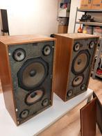 Paire de haut parleurs Grundig BOX 40A vintage, Audio, Tv en Foto, Luidsprekerboxen, Front, Rear of Stereo speakers, Gebruikt