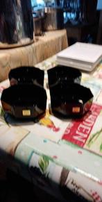 bols Arcoroc 8 angulaires noirs 4 pièces, Maison & Meubles, Cuisine | Vaisselle, Récipient(s), Comme neuf, Uni, Enlèvement ou Envoi