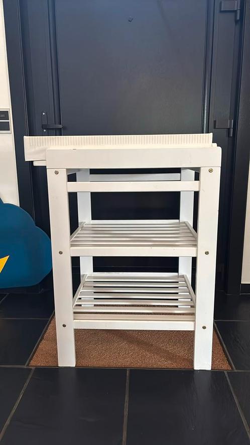 Verzoring / pamper tafel met schap, Kinderen en Baby's, Badjes en Verzorging, Gebruikt, Overige typen, Overige merken, Ophalen