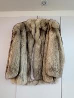 Bontjas, Kleding | Dames, Jassen | Winter, Verzenden, Beige, Maat 42/44 (L), Zo goed als nieuw
