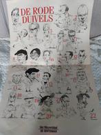 Oude poster Rode Duivels, Ophalen of Verzenden