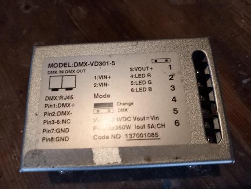 2 RGB-LED-DMX Controllers 30 euro, Musique & Instruments, Lumières & Lasers, Utilisé, Lumières, Enlèvement ou Envoi