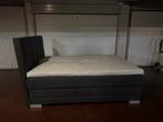 Boxpring met motor, Huis en Inrichting, Slaapkamer | Boxsprings, Ophalen, Tweepersoons, 140 cm, Zo goed als nieuw