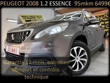 PEUGEOT 2008 1.2 ESSENCE 95MKM ‼️GARANTIE 1 AN CTOK‼️ beschikbaar voor biedingen