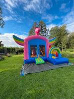 Château gonflable licorne MULTIPLAY toboggan 5x5m, Comme neuf